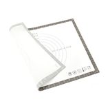 Point-Virgule siliconen bakmat met maataanduiding, herbruikbaar, glasvezel, wit, 40x30cm