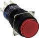 Idec AL6M-M24P-R Bouton-poussoir lumineux 250 V 1 A 2x Off/(On) Momentané Rouge IP65 1 pièce(s)
