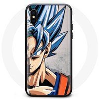 Maniacase Etui voor iPhone XS Max Dragon Ball Z Hair Blue