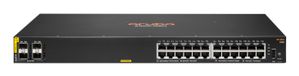 HPE Aruba Networking CX 6100 24G Class4 PoE 4SFP+ 370W Commutateur Gigabit Ethernet géré L3