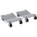 OEM Rangierheber 2 Stücke Rangierhilfe Reifenwechsel Wagenheber Mit 4 Rollen Für Auto Pkw Grau 40,5l X 30b X 13,5h Cm