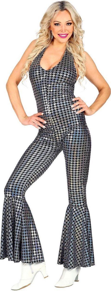 Widmann Hippie Kostuum | Flitsend In De Disco 70s | Vrouw | Small | Carnaval kostuum | Verkleedkleding