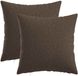 vidaXL Kussensloop Taupe 50 x 50 cm (2 stuks)