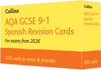AQA HarperCollins Publishers AQA GCSE 9-1 Spanish Vocabulary Revision Cards