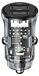 USAMS Chargeur de voiture C31 3A 2xUSB-A Charge rapide Noir CC162CC01