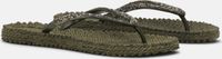ILSE JACOBSEN Teenslipper 'CHEERFUL03G' kaki