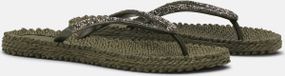 ILSE JACOBSEN Teenslipper 'CHEERFUL03G' kaki