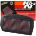 K&N YA-6004 vervangende luchtfilter voor motorfiets