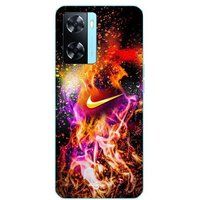 Nike Etui Oppo A57 4G Gekleurde Verf Maniacase