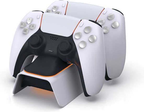 Dobe PlayStation 5 DualSense Oplaadstation Zwart;Wit
