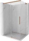 Mexen Rox L cabine de douche coulissante 100 x 120 cm, transparent, cuivre brossé
