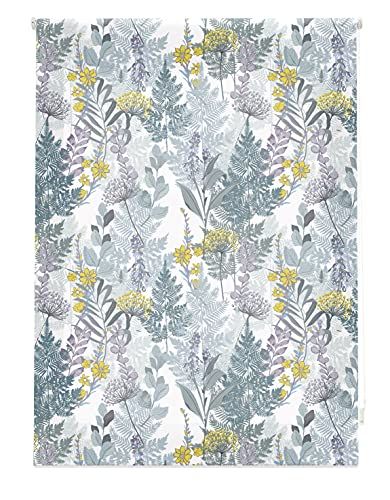 Blindecor Blosoom - Rolgordijn - Bloemen - Lichtdoorlatend - 130x180 cm