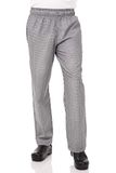 Chef Works A026-XXL Easyfit broek met kleine ruitjes zwart