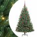 vidaXL - Kunstmatige - Hinged - Kerstboom - Groen - 150 - cm - PVC - en - Metalen