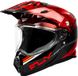 Fly Racing Trekker Kryptek Conceal, casque d'aventure, couleur : Noir/Rouge, taille : L