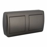 Solera Lasdoos Mural 14,8 x 7,2 x 2,8 cm Grafiet Dubbel