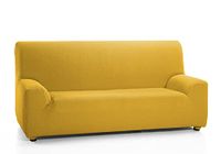 Martina Home - 3-zits elastische hoes voor bank, model TUNEZ, kleur goud, meet van 180 tot 240 cm