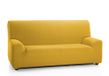 Martina Home - 3-zits elastische hoes voor bank, model TUNEZ, kleur goud, meet van 180 tot 240 cm