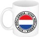 Bellatio Decorations Cadeau koffiemok Viva Hollandia - vlag - I love - 300 ml - keramiek