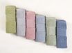Cleanbear Puur katoenen washandjes gezichtshanddoeken, 6 kleuren per set, 30 x 30 cm.