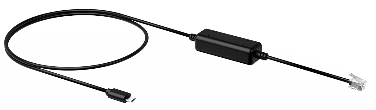 Yealink EHS35 - Headset Adapter - Zwart