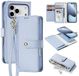 Dux Ducis Lawa iPhone 17 Pro Max Hoesje 2-in-1 Portemonnee Boekhoes MagSafe Blauw
