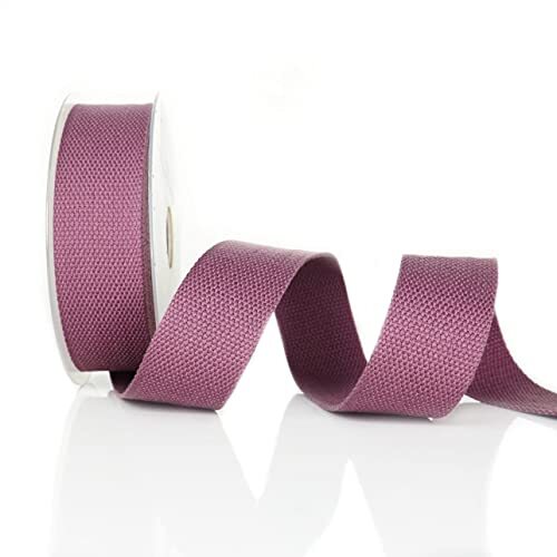 Trimz Katoen Heavy Duty Singelband, Mauve, 5m x 30mm