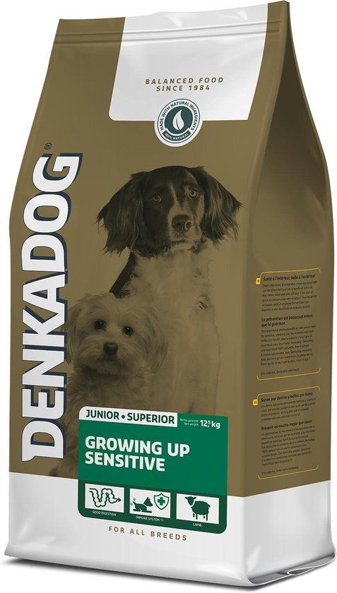 Denkadog Superior Growing Up Hondenvoer Junior 12,5 kg