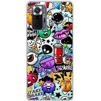Xiaomi Redmi Note 10 Pro Graffiti 2 Bedrukt siliconen hoesje