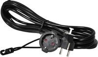 Easyout EO-780803 Stroom Verlengkabel 16 A Zwart 5.00 m H05VV-F 3G 1,5 mm²