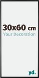 yd. Your Decoration Fotolijst 30x60 cm Kunststof Zwart Hoogglans Evry