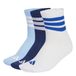 adidas 3 Stripes Cushioned Sportswear Mid Cut Socks 3 Pair Pack
