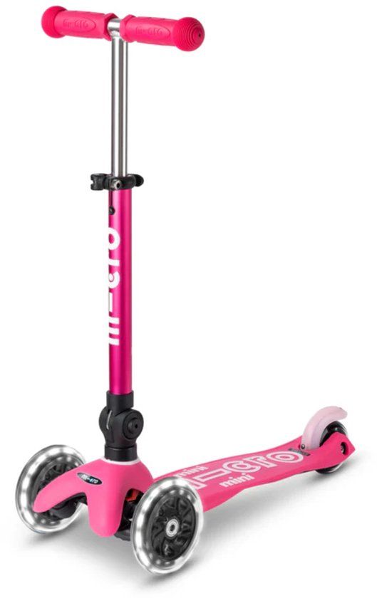 Micro Mini Micro step Deluxe - Roze - Kinderstep - 2-6 jaar - 3 wielen - Max. 50 kg