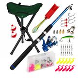 Fish-Xpro Firefly Visset - Telescopische Werphengel 2,10 m - Molen en Stoel