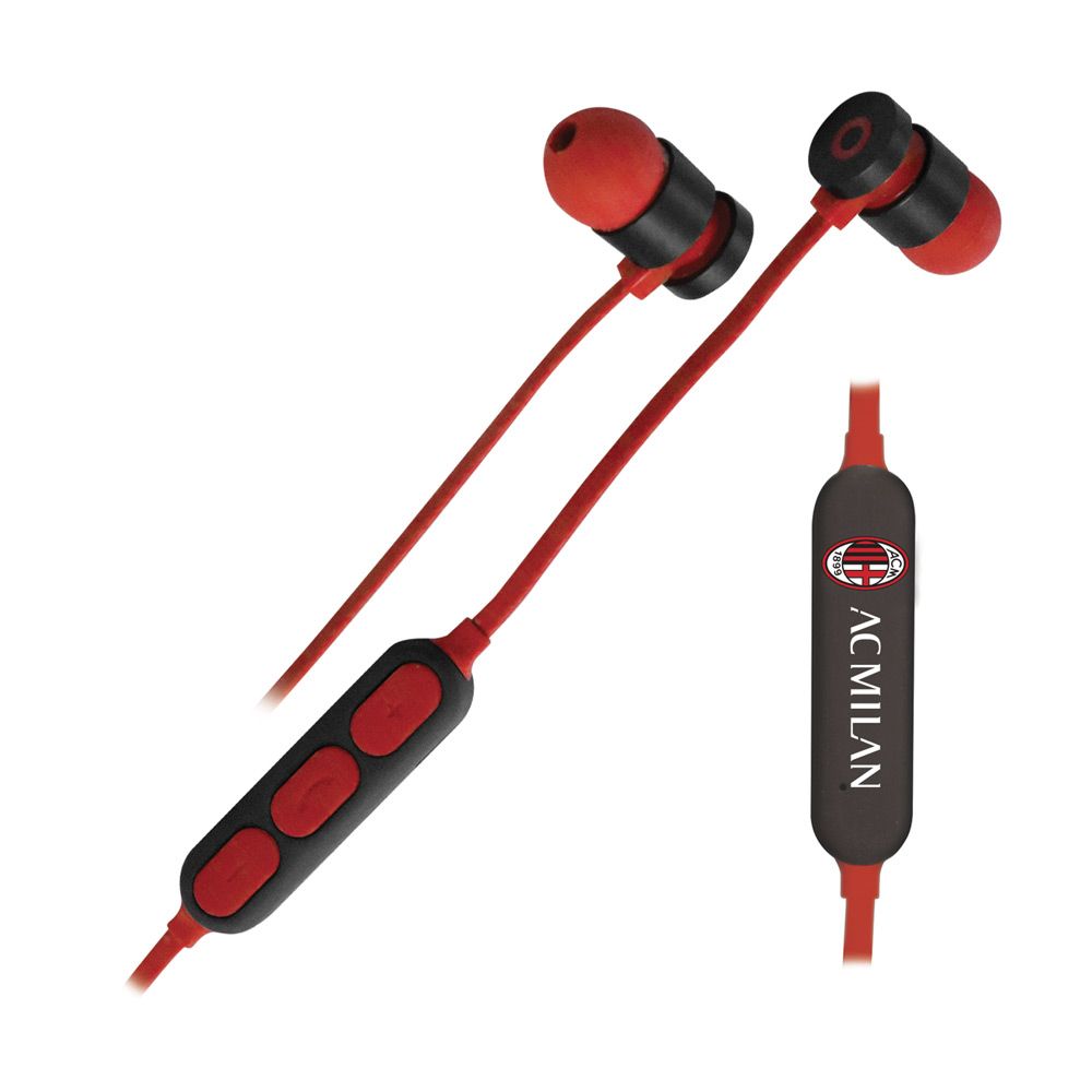 Techmade TM-FRMUSIC-MIL - Draadloze In-Ear Hoofdtelefoon - Zwart/Rood