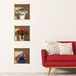 3D-muursticker, zelfklevend, 3D-effect, boeketten, muurtattoo, slaapkamer, volwassenen, muursticker, 3D-decoratie voor woonkamer, muursticker, trompe, oog, 40 x 120 cm