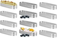 Merkloos 12 stuks RVS Ovale Taartvormen