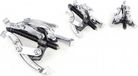 HBM 100 mm 3 arm CRV poelietrekker - Zwart