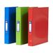 Oxford Ringband A4, 4 cm rugbreedte, 2-ringmechanisme, rood, groen, blauw, 3 stuks