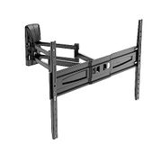 Meliconi Space System Dual Motion 600 Easy, tv-wandhouder met dubbele arm en dubbele rotatie, flatscreen-houder van 40 tot 82 inch, VESA 300-400-600, belastbaarheid 45 kg, zwart