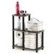 Furinno Turn-N-Tube 3-Tier Accent Decoratieve Plank, Frans eiken/Zwart