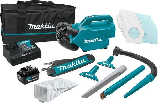 Makita CL121DSM 12V Li-Ion Accu stofzuiger set (1x 4,0Ah) - 1300l/min - 0,5L