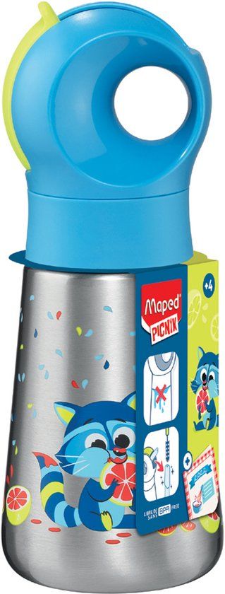 Maped PICNIK thermische drinkfles Wasbeer, 350 ml