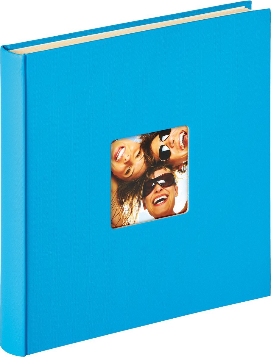 Walther Fun Fotoalbum Zelfklevend 33 x 34 cm 50 pagina s Oceaan Blauw