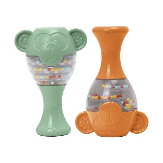 Chicco Monkey Maracas - Baby Sense&Focus - Sambaballen (6-36 M)