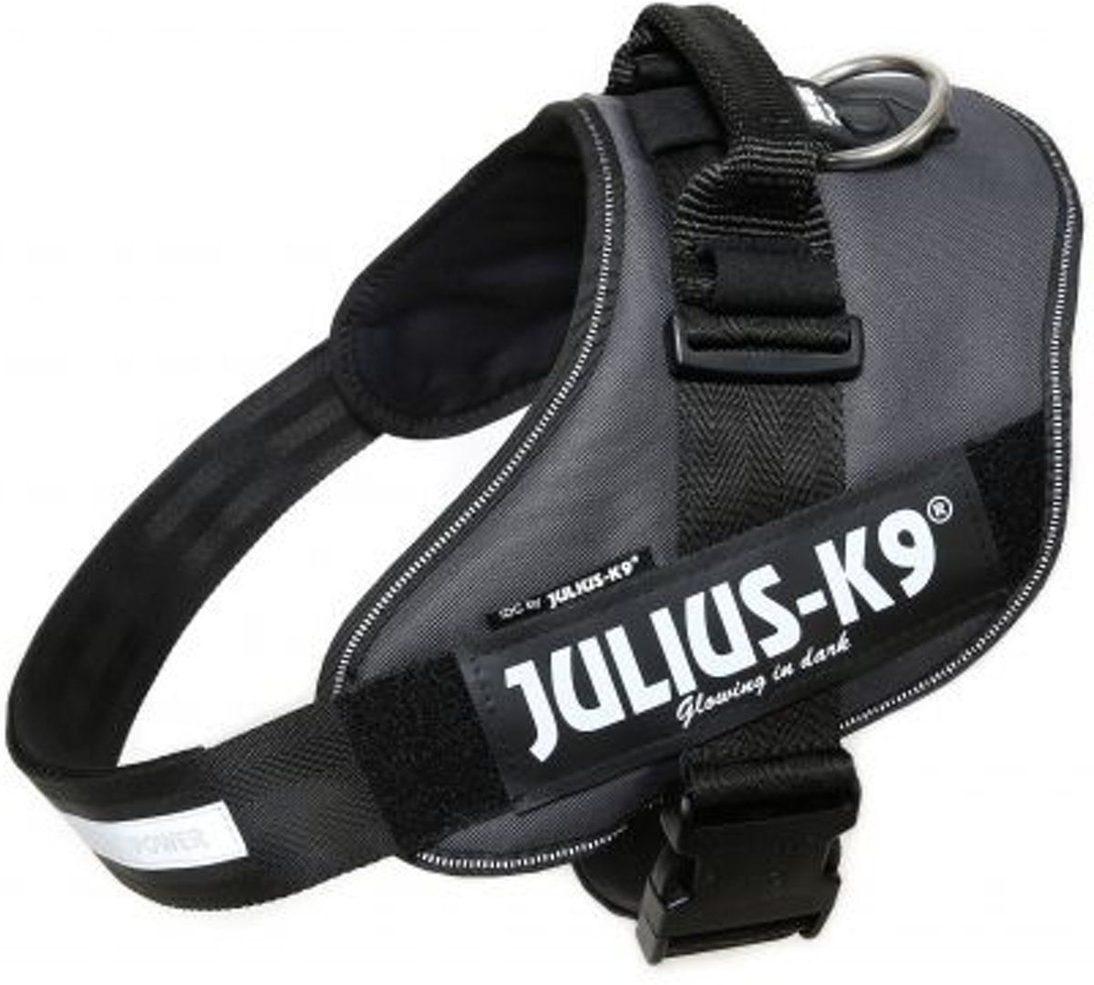 JULIUS K9 IDC Powertuig/Harnas - Maat 2/71-96cm - XL - Antraciet