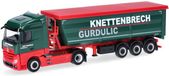 Herpa Mercedes-Benz Actros Streamspace Kipper Oplegger "Knettenbrech & Gurdulic" 1:87