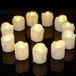 OEM Warm Wit LED Vlamloze Flikkerende Theelichtjes Kaarsen Batterij Aangedreven met 6 uur Timer voor Party Home Holiday Decor - 1.7inch Hoge Versie