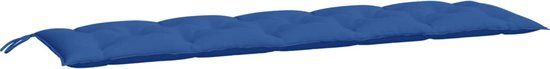 vidaXL Coussin de banc de jardin 180x50x7 cm Tissu Oxford Bleu roi