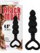 CHISA Black Mont - Beaded Luv Probe - Anaal Kralen - Zwart